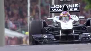 Jenson Button tackles the Festival of Speed in McLaren MP4-26