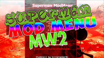 [MW2/1.14/SPRX] Superman Mod Menu