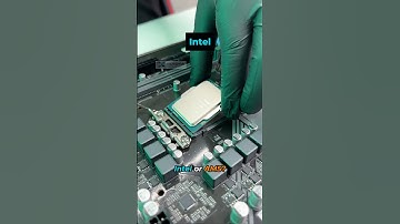 Intel vs AMD AM5 l CPU installation #shorts