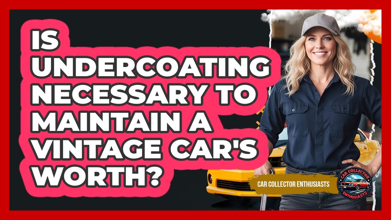 Is Undercoating Necessary To Maintain A Vintage Car's Worth?