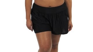 Delta Burke Plus Size Core Solid Boy Short Bottom | SwimOutlet.com
