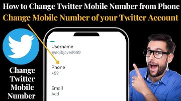 How to change mobile number in twitter account | Twitter ka mobile number kaise change kare