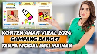 IDE KONTEN ANAK 2024! Buatnya Cepat & Dan Tanpa Modal Beli Mainan - Ide Konten 2024