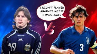 " I didn't played against Messi I was lucky " | Maldini Vs Messi | Way down we go | 4K