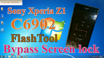 Sony Xperia Z1-C6902 screen lock pattern bypass ok by Flashtool 0.9.23.2.