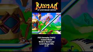Rayman: 30th Anniversary Edition [PS5] - Bongo Hills [1/7] - 100% Gameplay [Custom Music]