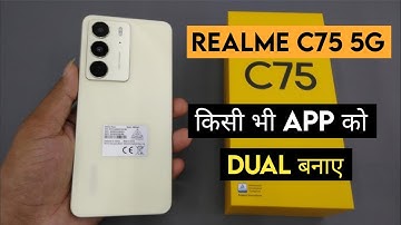 Realme c75 5g dual app setting kaise kare | how to create dual app in realme c75