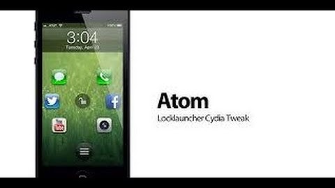 New Atom Jailbreak Tweak - Android Like Lockscreen For iOS MUST HAVE TWEAK!!