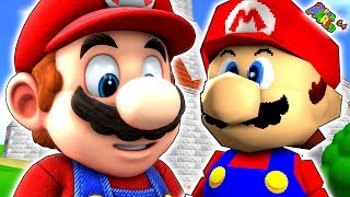 Mario Goes Back To Mario 64 (Nintendo Parody)