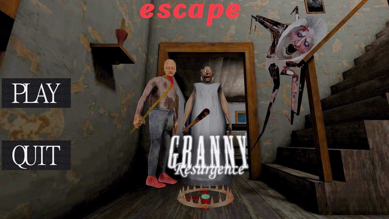 car escape | granny chapter 1 | speed run ( full gameplay ) - YouTube