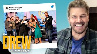 David Boreanaz Can't Believe His Childhood Fantasy Came True