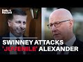 John Swinney Attacks ‘Juvenile’ Douglas Alexander Amid Spat Over US Military Spat