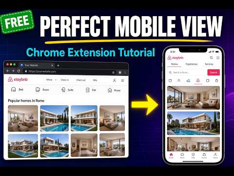 How to View Any Website in Perfect Mobile View | Chrome Extension + DevTools Tutorial