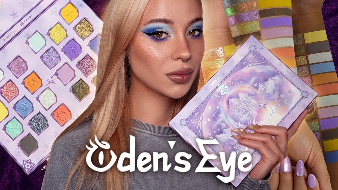 Ice Crystal от Oden's Eye 🧊 I Подробный обзор палетки + распаковка новой коллекции