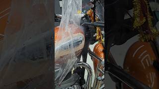 Short 34| PPF on Special Edition Meteor 350 Sundowner Orange #meteor350 #ppfprotection #ppf #bikeppf