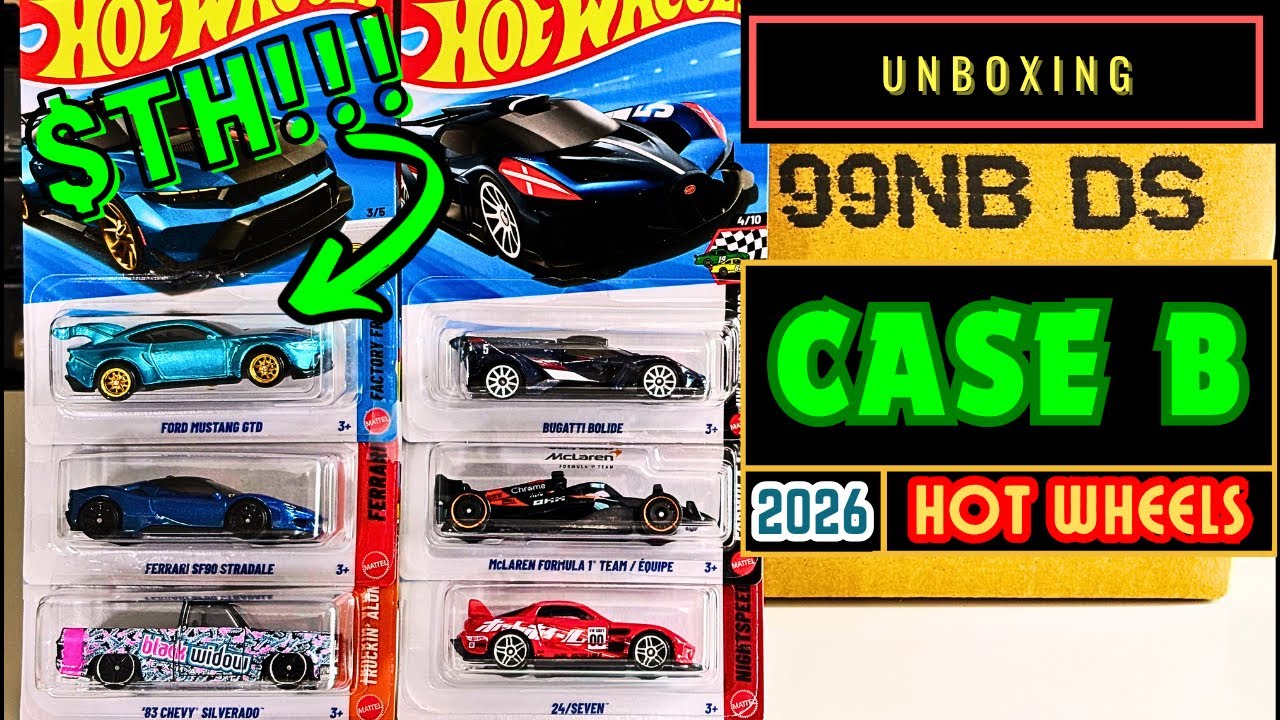 Unboxing - Hot Wheels 2026 Case B (with a SUPER!!) - YouTube
