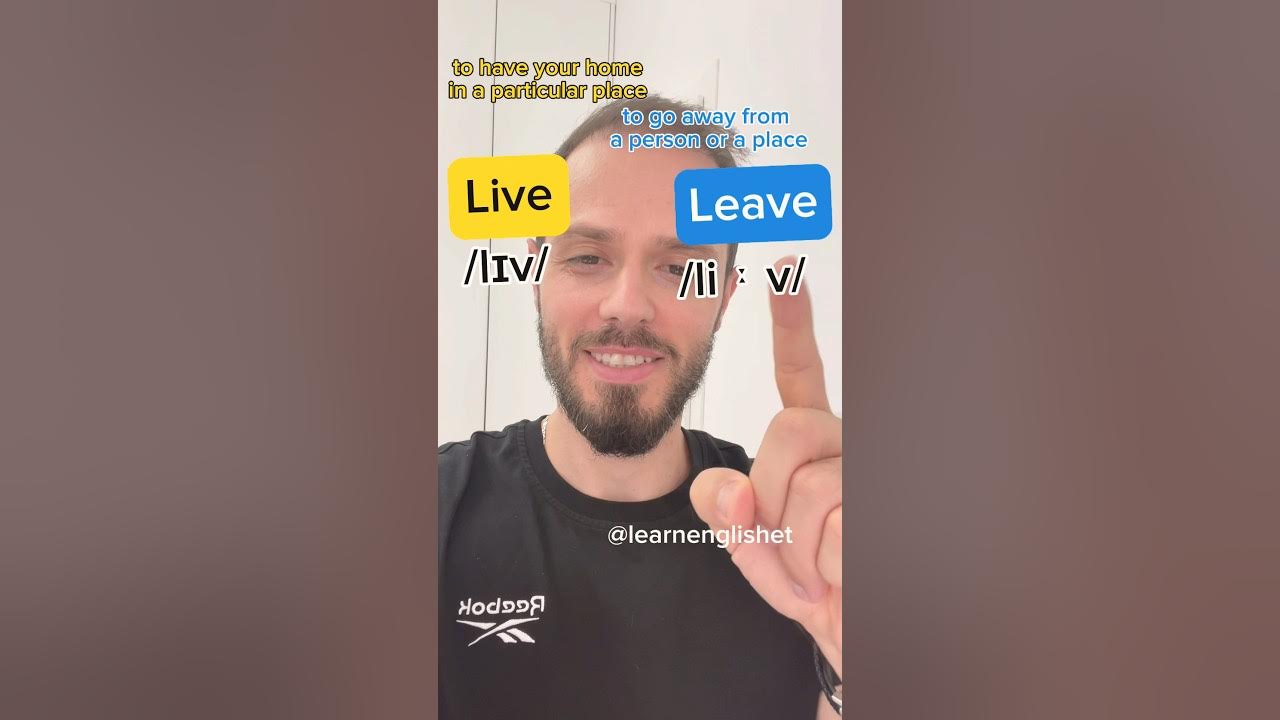 Pronunciation Live Vs Leave shorts pronunciation english pronunciation-live-vs-leave-shorts-pronunciation-english