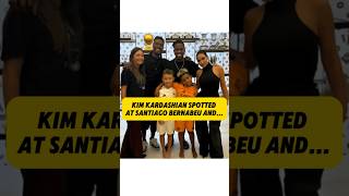Kim Kardashians Son Plays Football With Vincius Jnior At The Bernabu  shorts