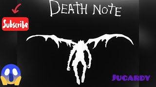 DEATH NOTE |CUADRO| como se hace | MANUALIDADES RECICLAJE