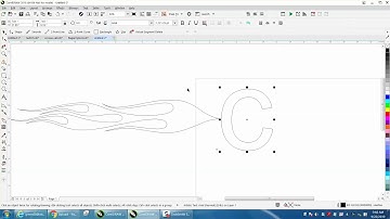 Corel Draw Tips & Tricks Add a Flame to a letter contour