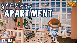 Creating a SEASIDE VIEW apartment!  Let's Play ACNH #112