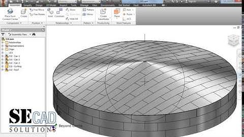 3D modeling for Roof Plate Arrangement large storage tanks
