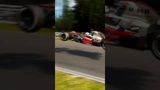 Formula 1 Cars Big Jumps At Nurburgring No Lift Assetto Corsa Game #Shorts