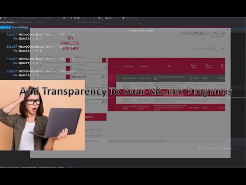 Add Transparency To Your VB .net Programs | 9mins Tutorial