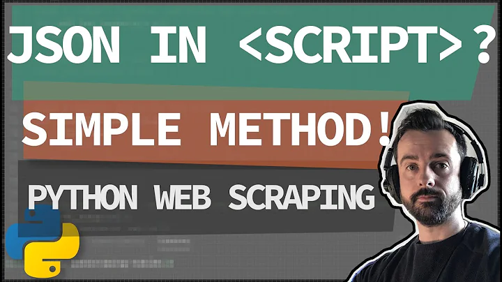 Python Web Scraping: JSON in SCRIPT tags