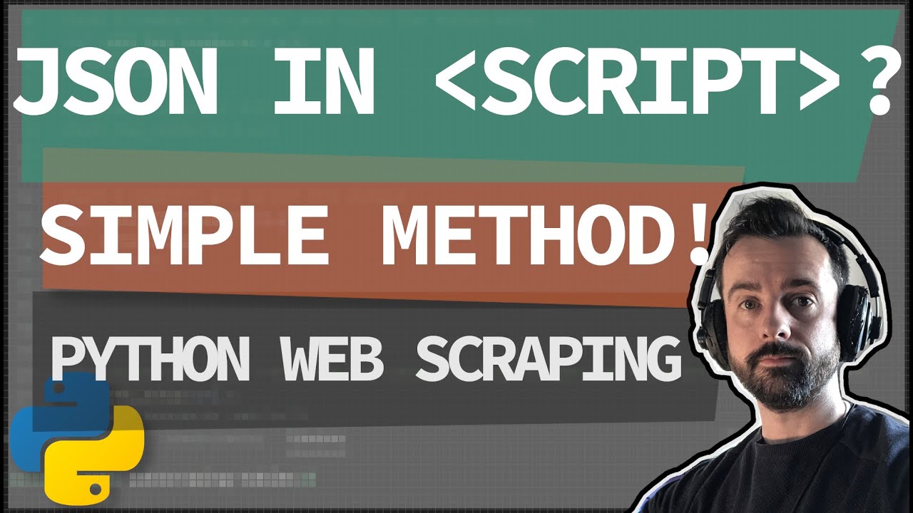 Python Web Scraping: Json In Script Tags