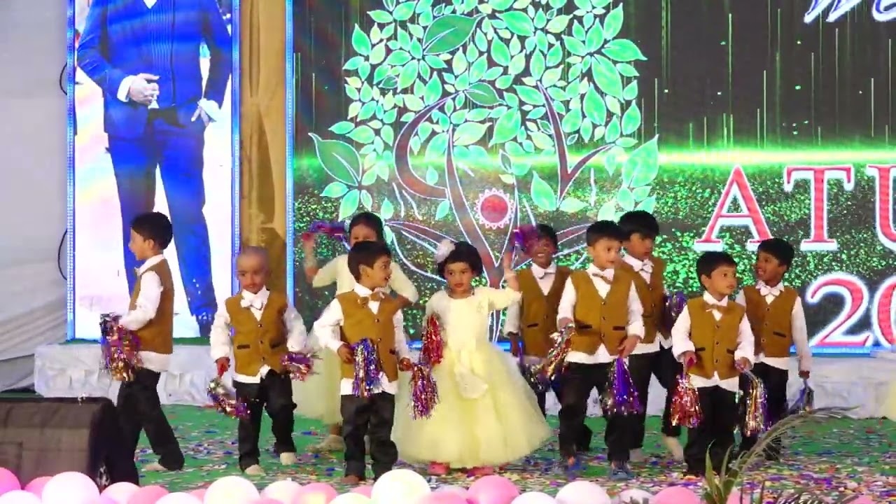 Nursery Kids Dance Butterfly Dance Performance Annual Day | sri Vatsal gurukul Vidyalaya Shamirpet