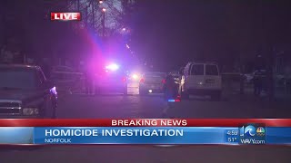 Norfolk police investigating homicide after man dies from gunshot wound