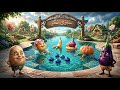 Fun & Engaging): Pool Party at Sabzi Nagar! 🏖️ Potato & Eggplant's Funny Day Out | AI World