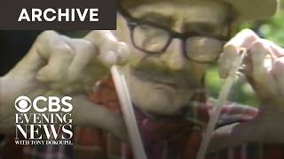 He’s made canoes by hand for 60 years (1982)