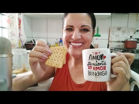 Asmr bem caseiro Café da Manhã comigo 🥱🤤😴
