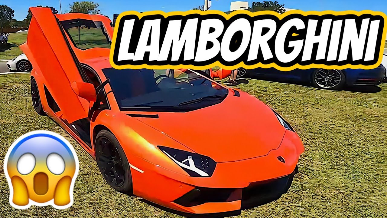 CONHECI UMA LAMBORGHINI AVENTADOR