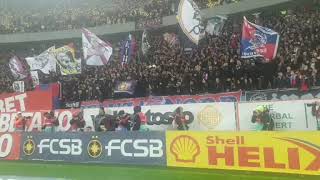 Jucătorii FCSB sărbătoresc împreună cu galeria Peluza Nord FCSB este Steaua București!