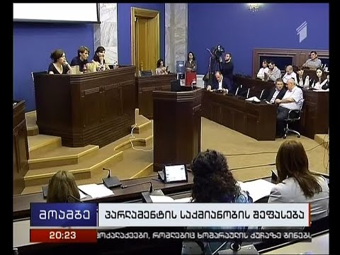 პარლამენტის საქმიანობის ანგარიში - არასამთავრობოების რეკომენდაციები და დეპუტატების პოზიციები