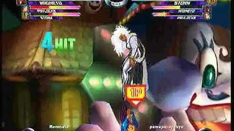 MvC2 Online (360): Brett (MSP) vs pawapuroyakyu (MSP) 5 .:1.21.10:.