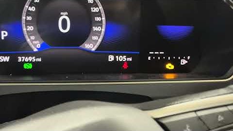 Volkswagen U3501 Motorstoringslampje