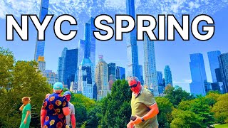 4K | 🌸 NYC SPRING WALK - Central Park 2024