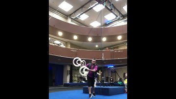 First 12 rings multiplex!! #juggling  #world  #record #russia #moscow #juggler #tutorial
