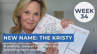 Laurel Denise Planner Name Changes! | Overwhelmed to Organized WK 34 | Book Bound is The Kristy