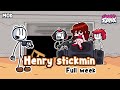 Friday Night Funkin. [MOD] VS Henry Stickmin (Stickman) FULL WEEK hard (5 Songs). FNF mod showcase.