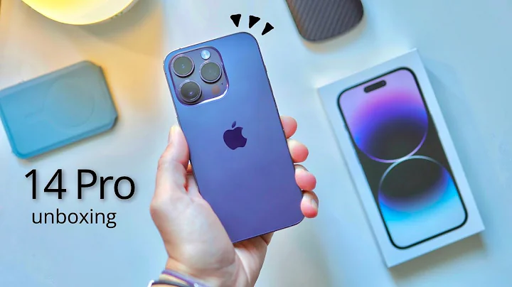 Unboxing iPhone 14 Pro Deep Purple 🧸+ accessories (aesthetic & asmr)🌸