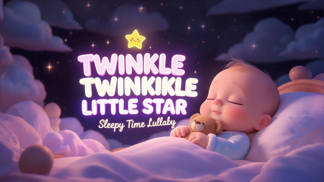 Twinkle Twinkle Little Star ⭐ | Sleepy Time Lullaby for Babies & Toddlers | Kidomelon