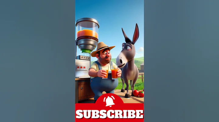 The Farmer, the Donkey, and the Juice Machine #ai #shorts #fyp