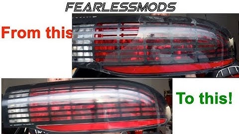 Disassemble and Refurbish Trans Am Taillights