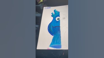 CHEAP VS EXPENSIVE DRAWING  WADE RIPPLE FROM ELEMENTAL! #drawing