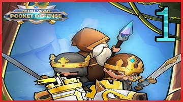 Mini War: Pocket Defense Gameplay - Android - Part1